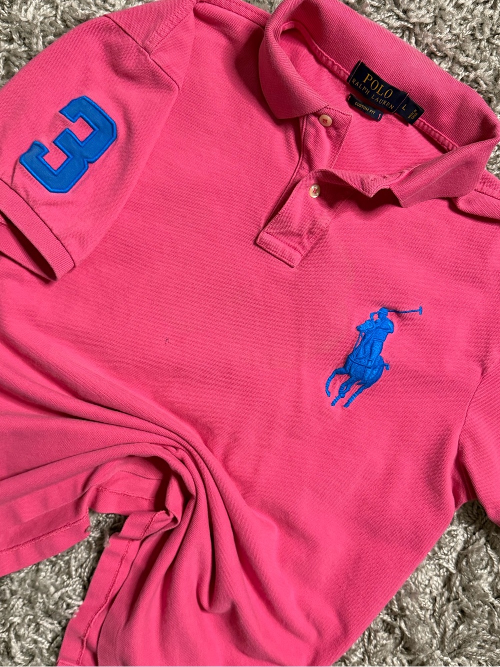Polo Ralph Lauren Rugby Pink Polo